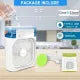 Portable Air Conditioner Fan | 3-in-1 Mini Air Cooler & Humidifier | USB Electric Fan with Water Mist | LED Lights | Adjustable Wind Speed | Small Desktop Cooling Fan for Room, Office & Home